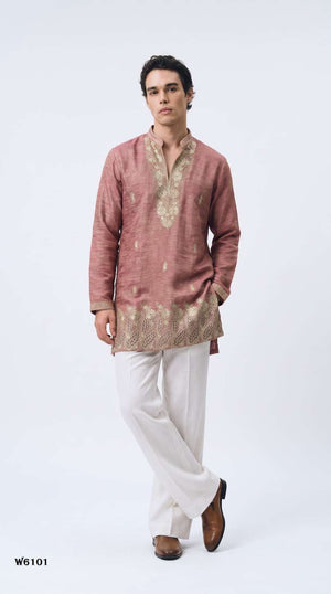 Outluk Wedding Vol-61 Salsa Silk Embroidered Stitched Kurta Pajama