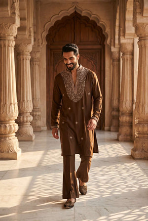 Outluk Wedding Vol-62 Lachaka Embroidered Kurta Pajama