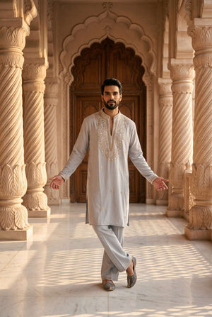 Outluk Wedding Vol-62 Lachaka Embroidered Kurta Pajama