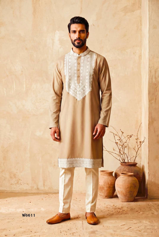 Outluk Wedding Vol-66 Lachaka Embroidered Mens Kurta Pajama