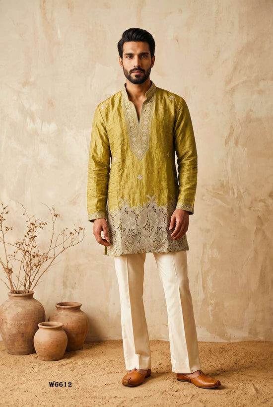 Outluk Wedding Vol-66 Lachaka Embroidered Mens Kurta Pajama