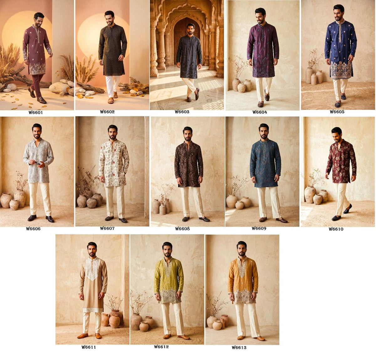 Outluk Wedding Vol-66 Lachaka Embroidered Mens Kurta Pajama