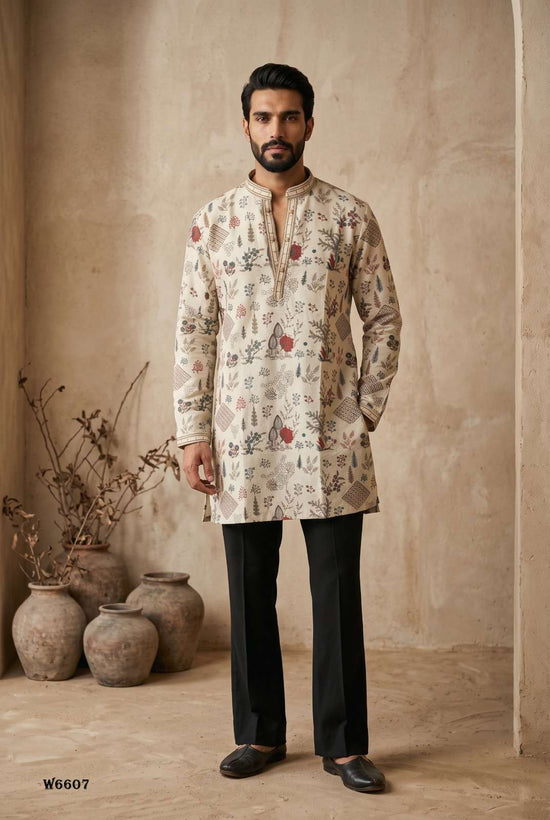 Outluk Wedding Vol-66 Lachaka Embroidered Mens Kurta Pajama