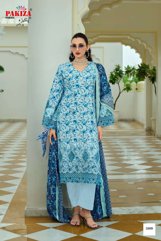 PAKIZA GULBAHAAR VOL-35 Pure Lawn Chikankari Embroidered Dress Material