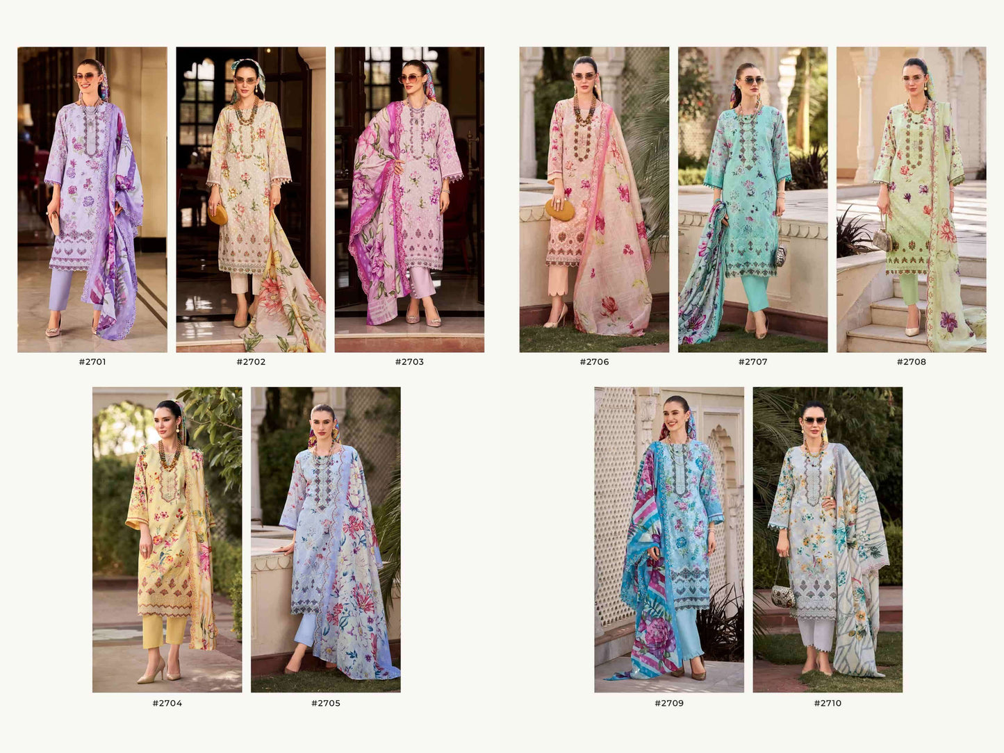 Pakiza Prints Chikankari Vol 27 Lawn Cotton Pakistani Suit