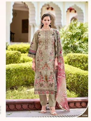 Pakiza Prints Farah Vol 22 Lawn Chikankari Unstitched Pakistani Suit