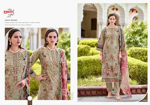 Pakiza Prints Farah Vol 32 Lawn Chikakari Dress Material - Amrah Wholesale
