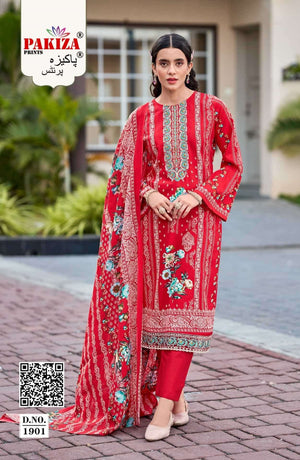 Pakiza Prints Farmaish Vol 19 Premium Jam Satin Printed Dress Material Wholesale Catalogue