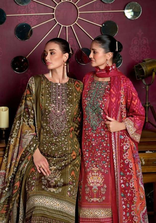 Pakiza Prints Farmaish Vol 6 Jam Satin Embroidered Dress Material - Amrah Wholesale