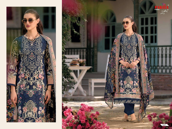Pakiza Prints Hania Hiba Vol-34 01 To 010 Lawn Printed Dress Material