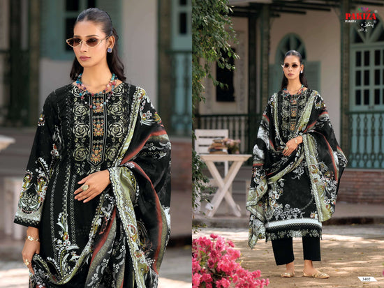 Pakiza Prints Hania Hiba Vol-34 01 To 010 Lawn Printed Dress Material