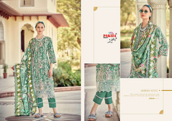 Pakiza Prints Haya Vol 30 Kashmiri Style Lawn Cotton Suit - Amrah Wholesale
