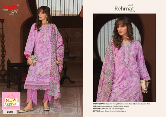 Pakiza Prints Rehmat Vol-29 Cotton Lawn Pakistani Suit