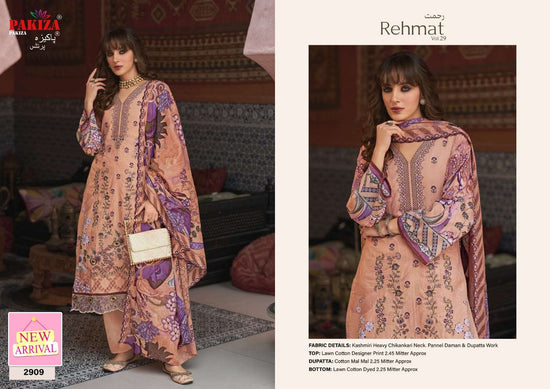 Pakiza Prints Rehmat Vol-29 Cotton Lawn Pakistani Suit