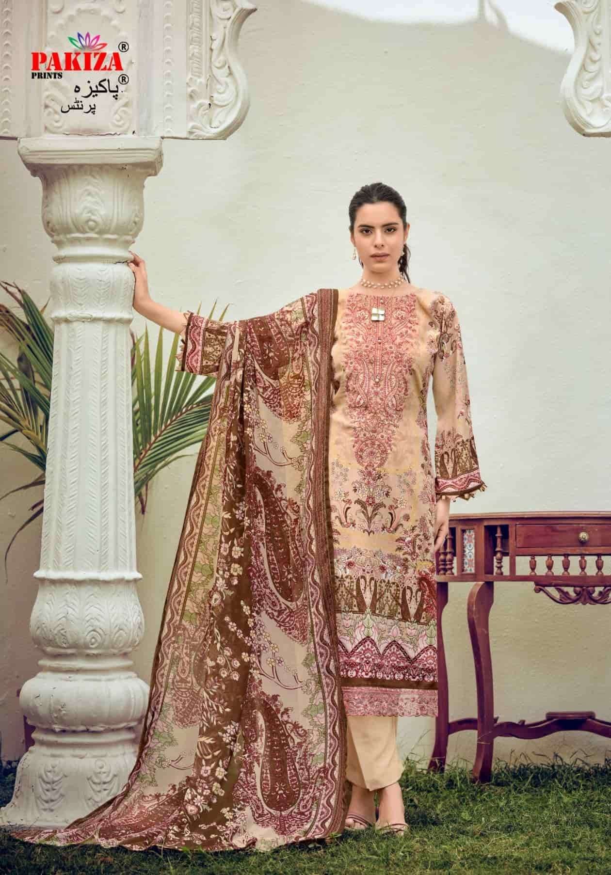 Pakiza Prints Rehnuma Vol 31 Royal Crepe Dress Material
