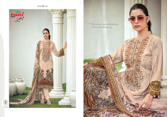 Pakiza Prints Rehnuma Vol 31 Royal Crepe Dress Material