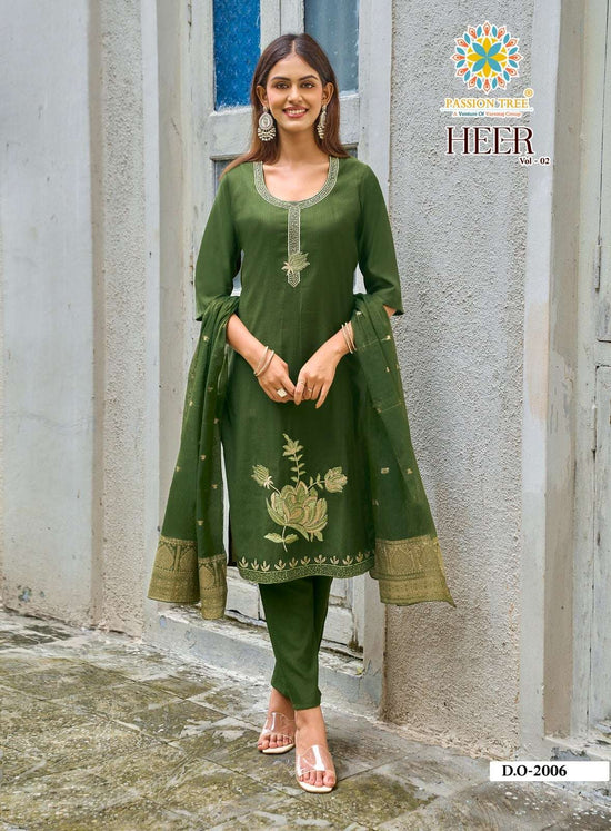 PASSION TREE HEER VOL-2 Berlin Embroidered Stitched Dresses