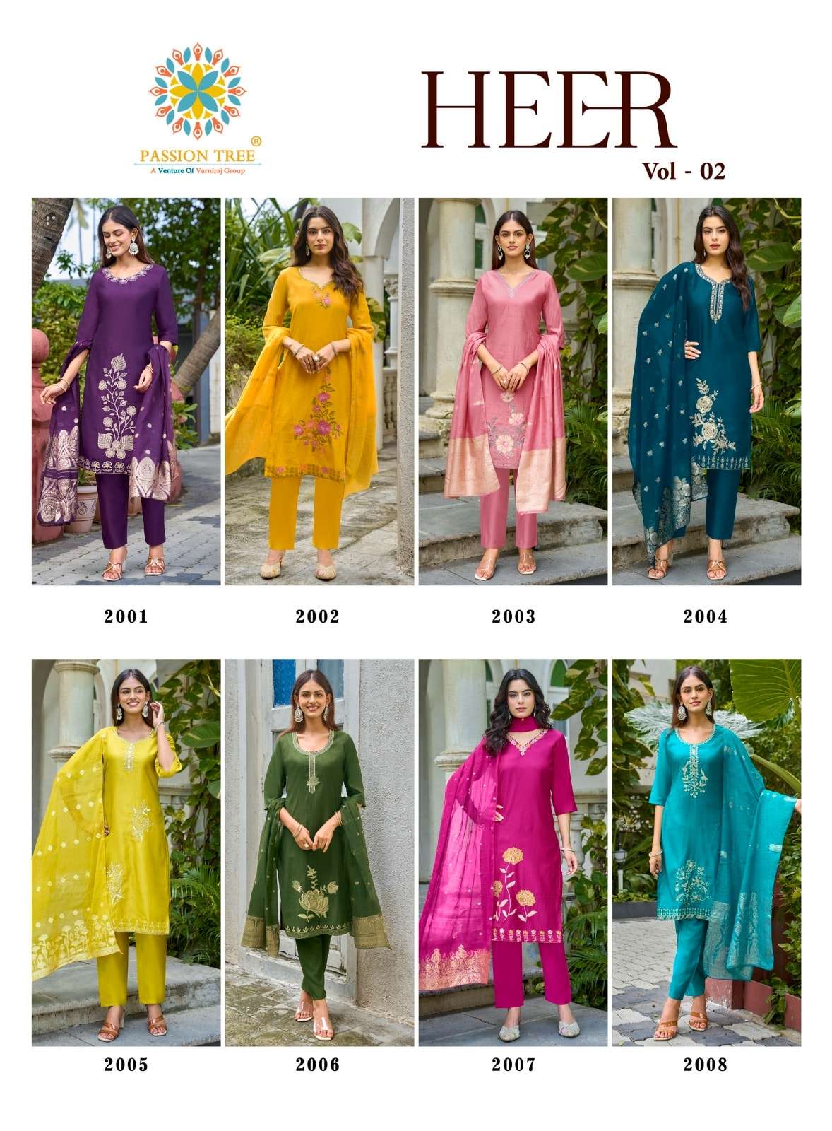 PASSION TREE HEER VOL-2 Berlin Embroidered Stitched Dresses