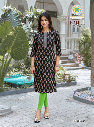 PASSION TREE PAHEL VOL-4 Cotton Printed Stitched Kurtis - Amrah Wholesale