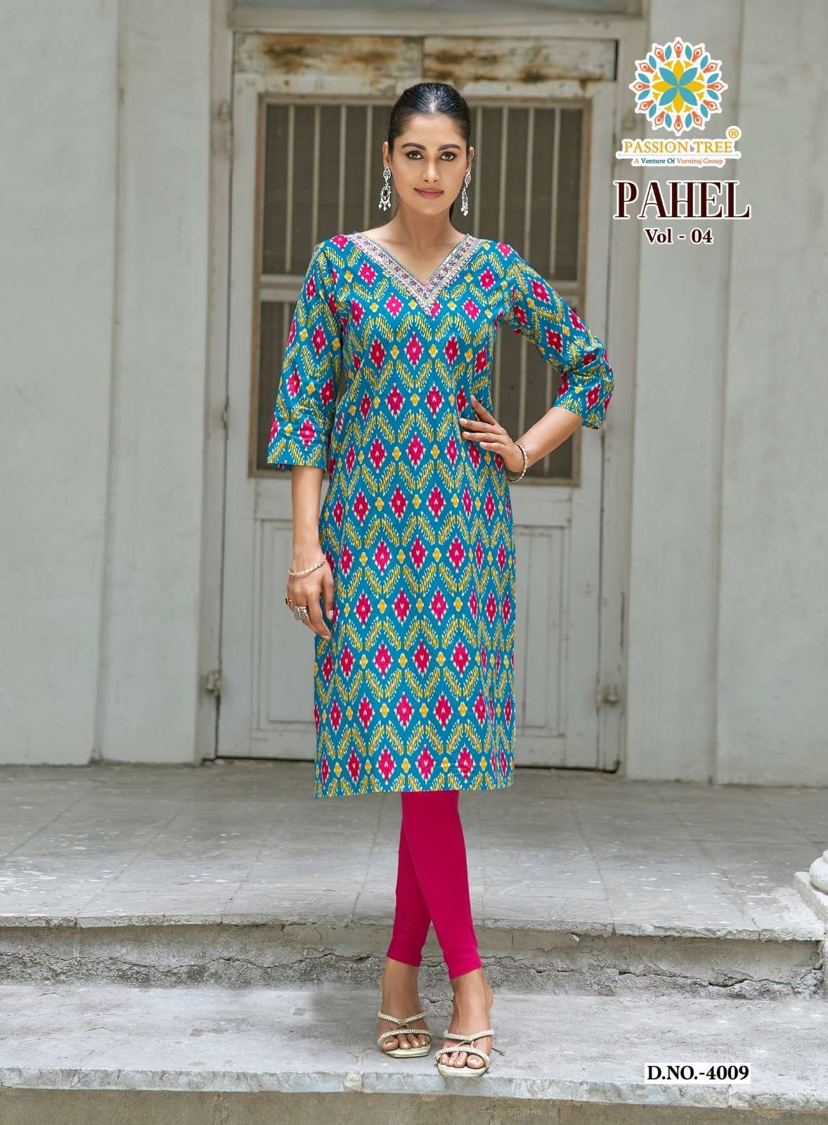 PASSION TREE PAHEL VOL-4 Cotton Printed Stitched Kurtis