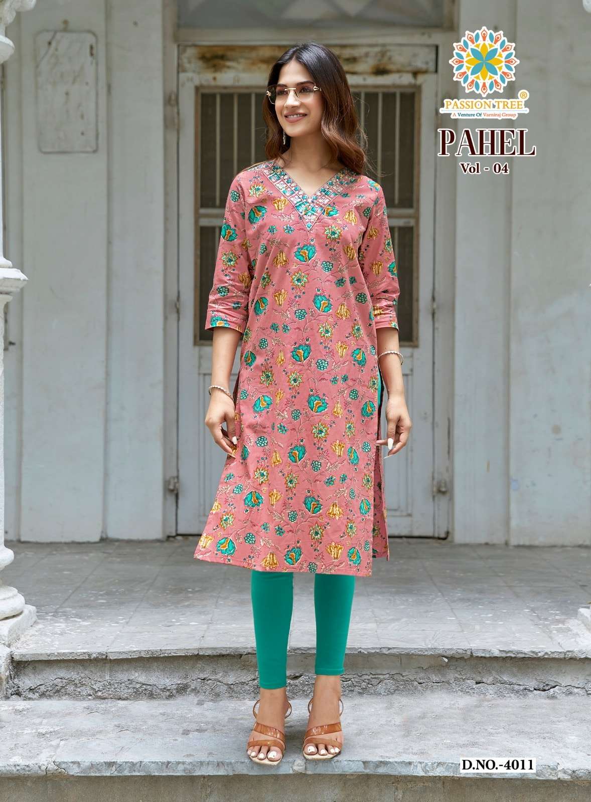 PASSION TREE PAHEL VOL-4 Cotton Printed Stitched Kurtis