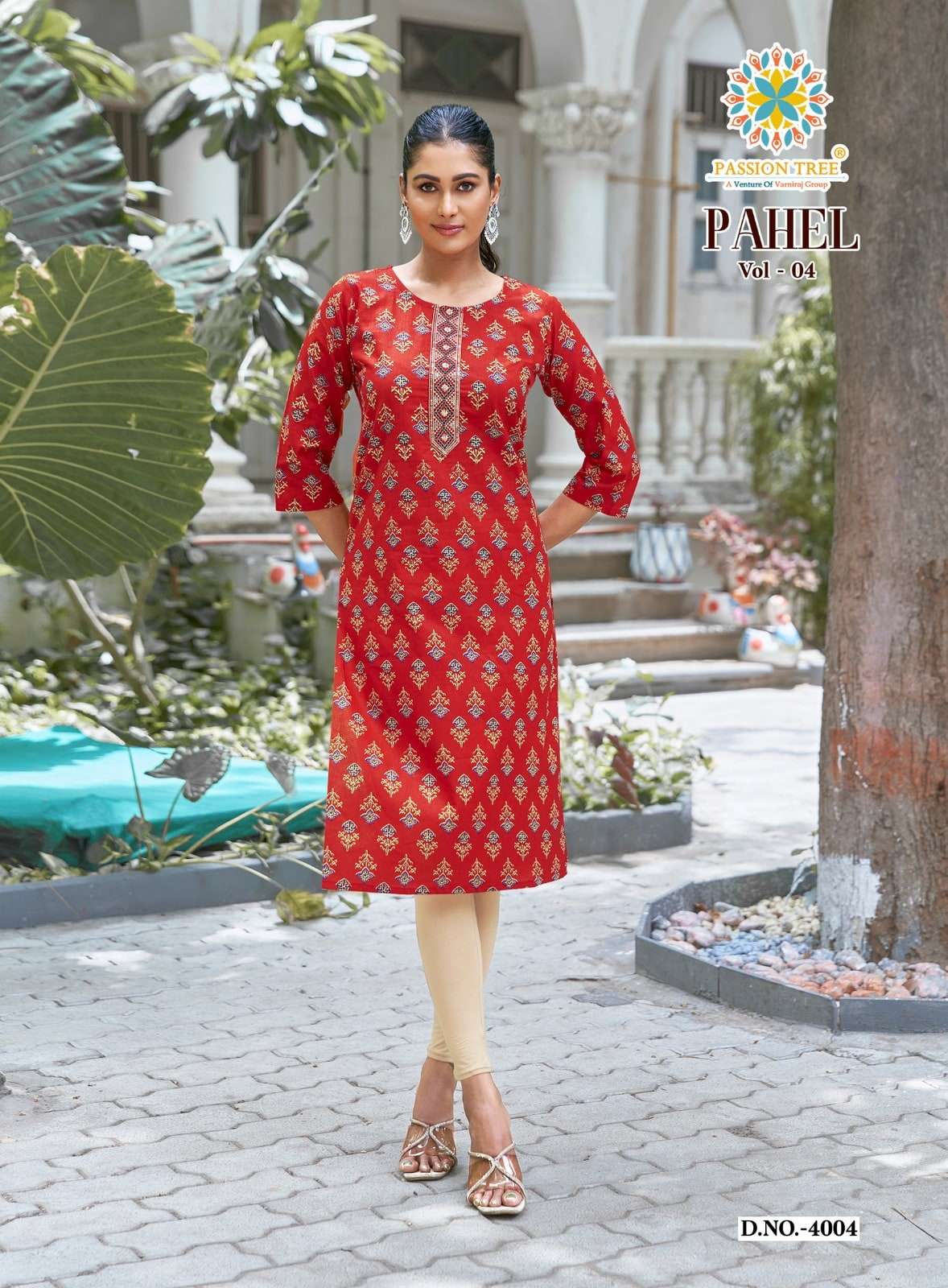 PASSION TREE PAHEL VOL-4 Cotton Printed Stitched Kurtis