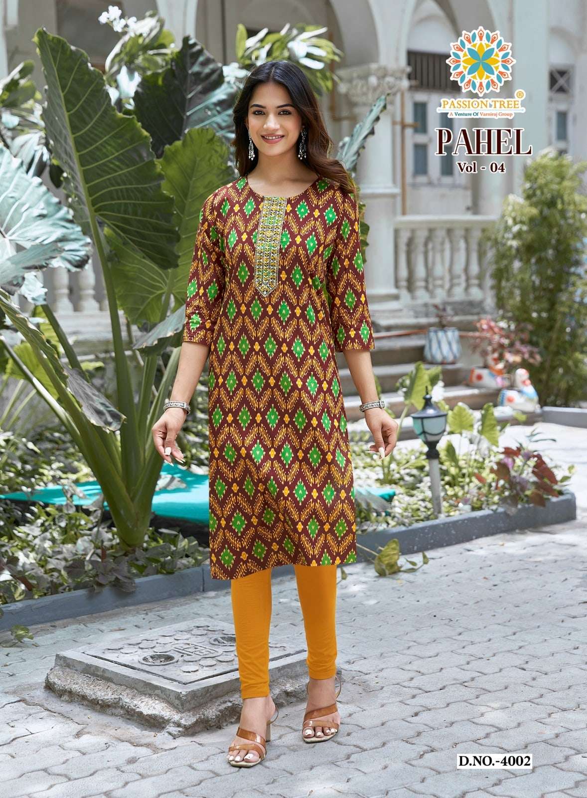 PASSION TREE PAHEL VOL-4 Cotton Printed Stitched Kurtis