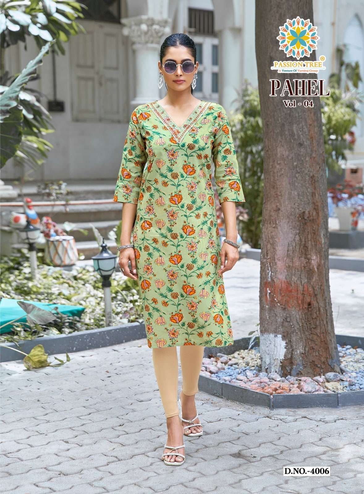 PASSION TREE PAHEL VOL-4 Cotton Printed Stitched Kurtis