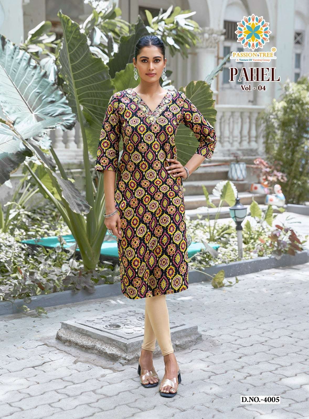 PASSION TREE PAHEL VOL-4 Cotton Printed Stitched Kurtis