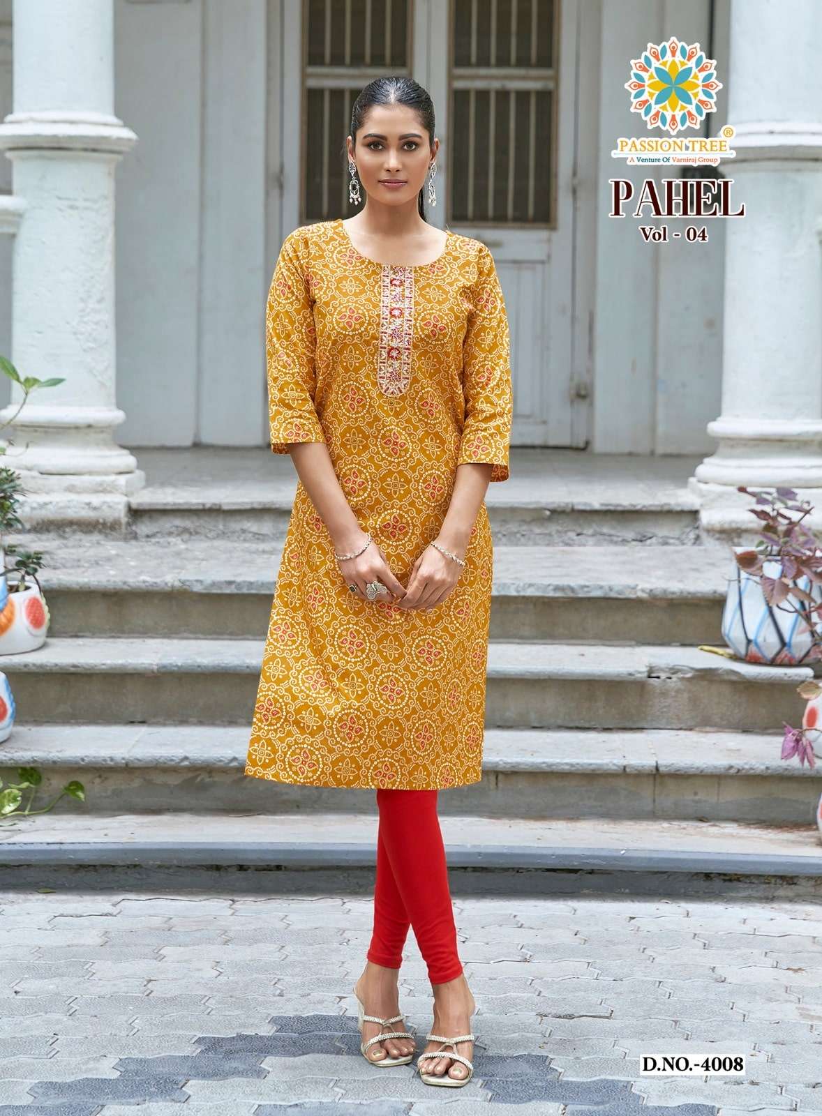 PASSION TREE PAHEL VOL-4 Cotton Printed Stitched Kurtis