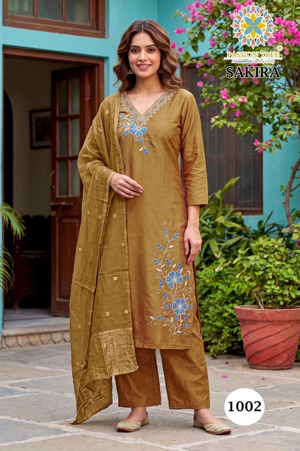 Passion Tree Sakira Vol-1 Roman Silk Salwar Suit Set