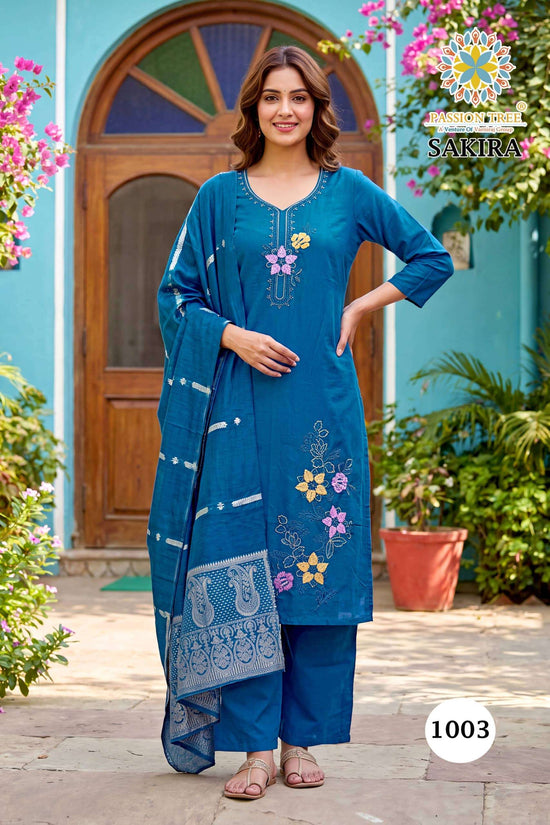 Passion Tree Sakira Vol-1 Roman Silk Salwar Suit Set