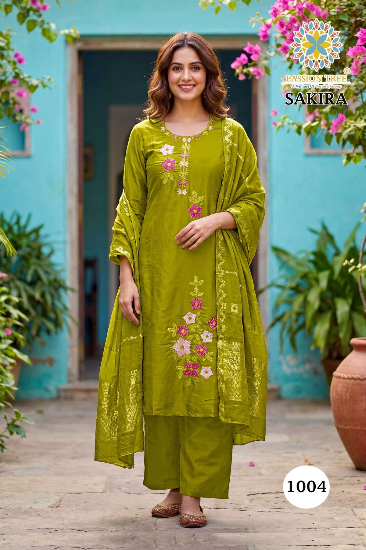 Passion Tree Sakira Vol-1 Roman Silk Salwar Suit Set