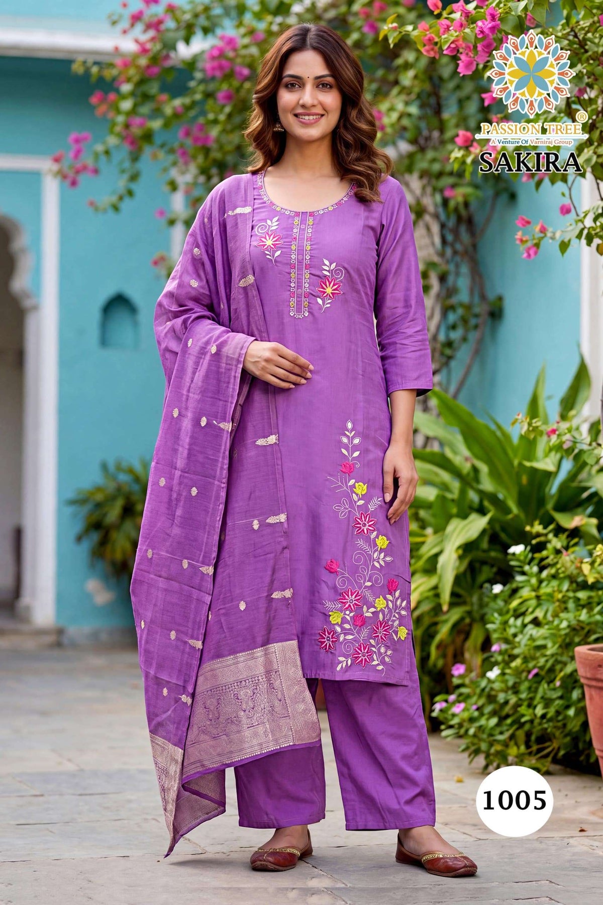 Passion Tree Sakira Vol-1 Roman Silk Salwar Suit Set