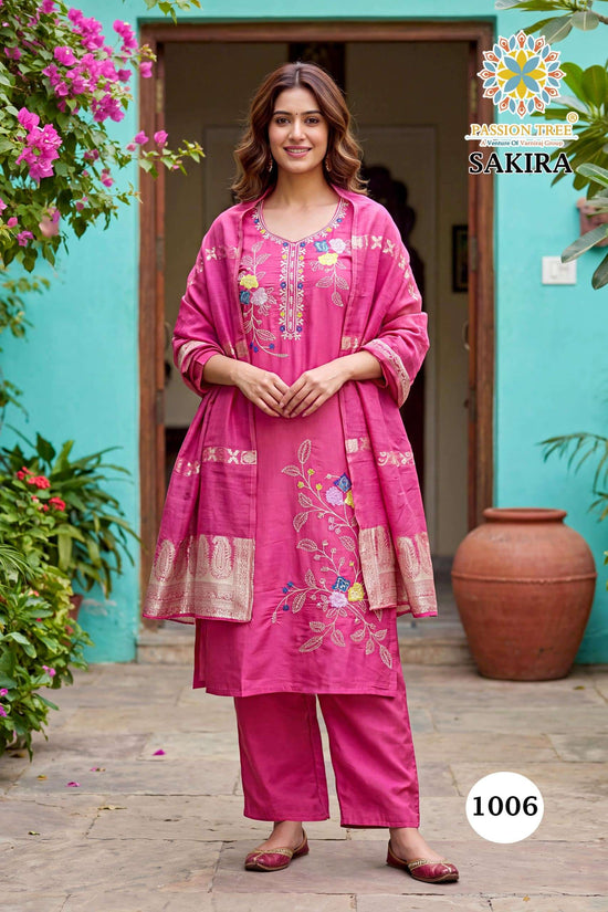 Passion Tree Sakira Vol-1 Roman Silk Salwar Suit Set