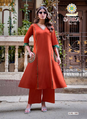 Passion Tree Sarika Vol - 1 Cotton Kurti Pant Set Wholesale Surat India - Amrah Wholesale