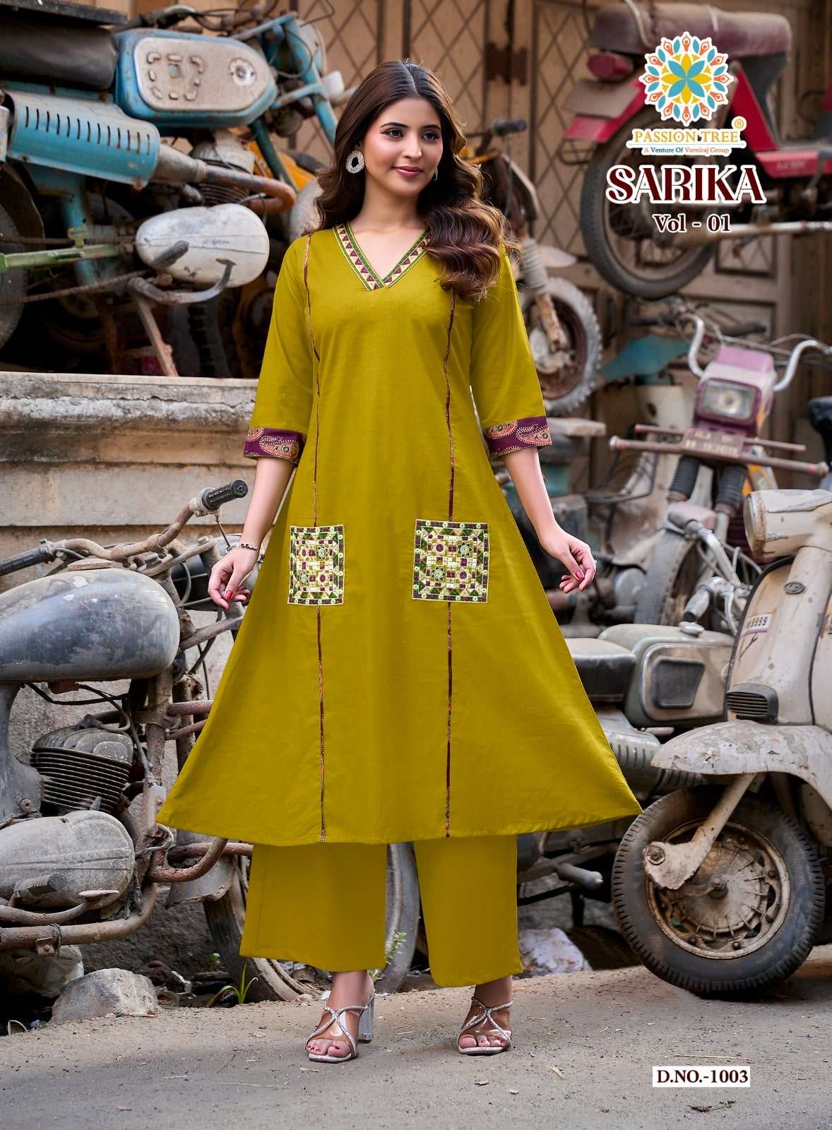 Passion Tree Sarika Vol - 1 Cotton Kurti Pant Set Wholesale Surat India - Amrah Wholesale