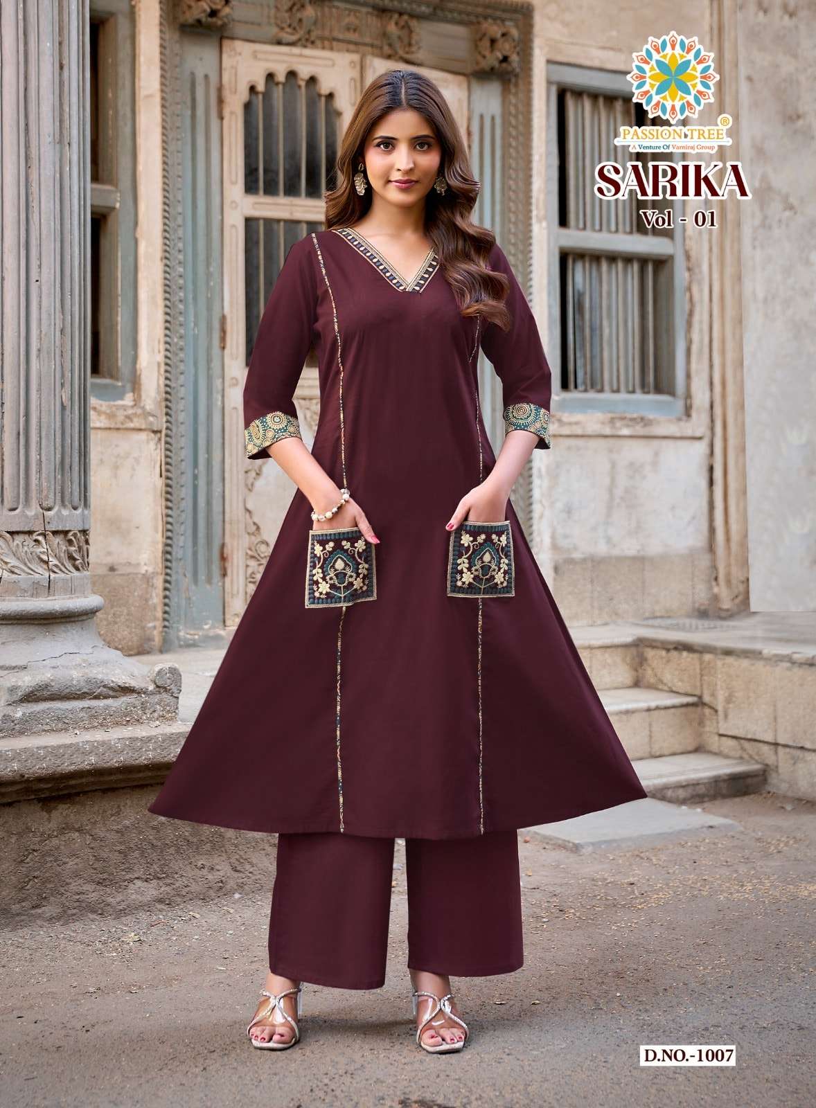 Passion Tree Sarika Vol - 1 Cotton Kurti Pant Set Wholesale Surat India - Amrah Wholesale