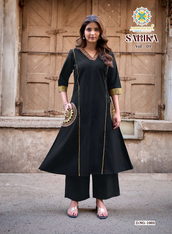 Passion Tree Sarika Vol - 1 Cotton Kurti Pant Set Wholesale Surat India - Amrah Wholesale