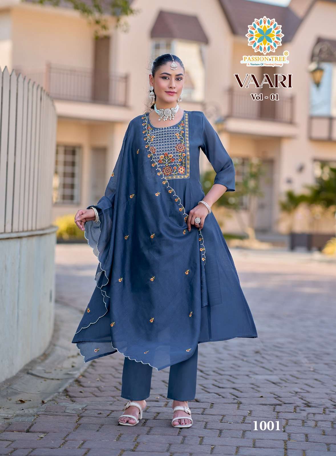 Passion Tree Vaari Vol - 1 Mal Chanderi Dress Material Wholesale Surat - Amrah Wholesale