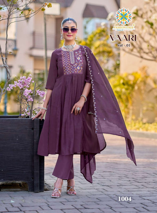 Passion Tree Vaari Vol - 1 Mal Chanderi Dress Material Wholesale Surat - Amrah Wholesale