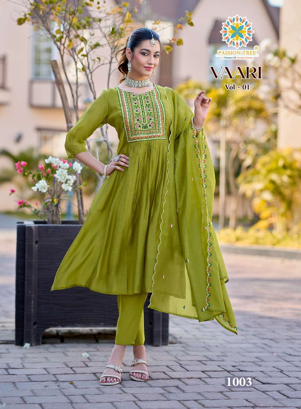 Passion Tree Vaari Vol - 1 Mal Chanderi Dress Material Wholesale Surat - Amrah Wholesale