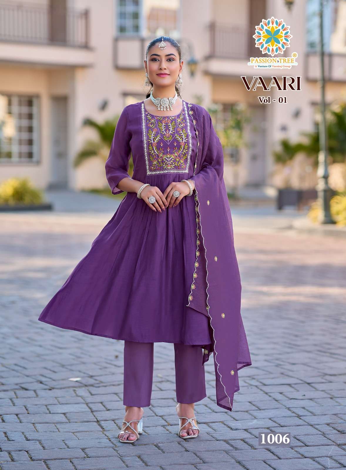 Passion Tree Vaari Vol - 1 Mal Chanderi Dress Material Wholesale Surat - Amrah Wholesale