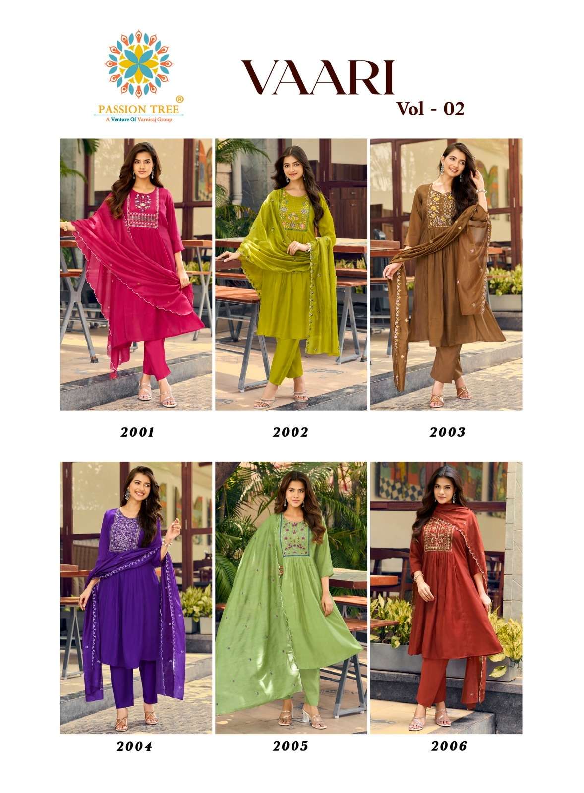 PASSION TREE Vaari Vol-2 Mal Chanderi Salwar Suit Set - Amrah Wholesale