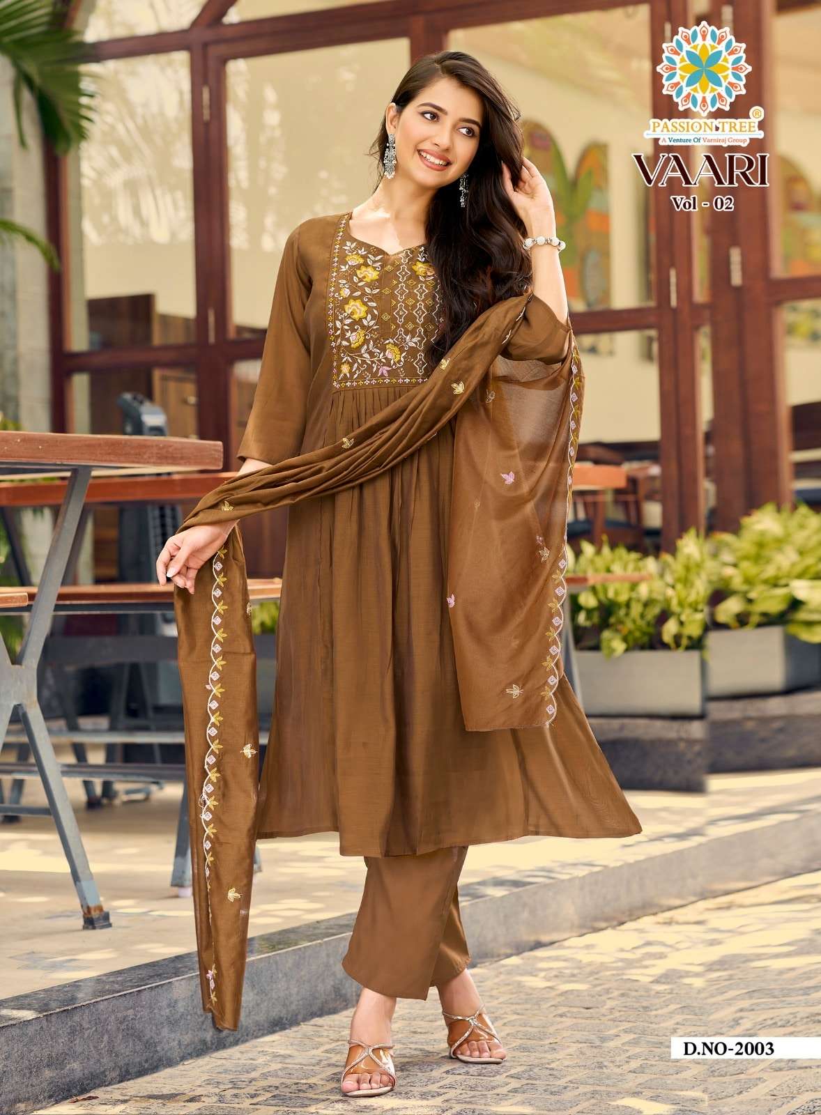 PASSION TREE Vaari Vol-2 Mal Chanderi Salwar Suit Set - Amrah Wholesale