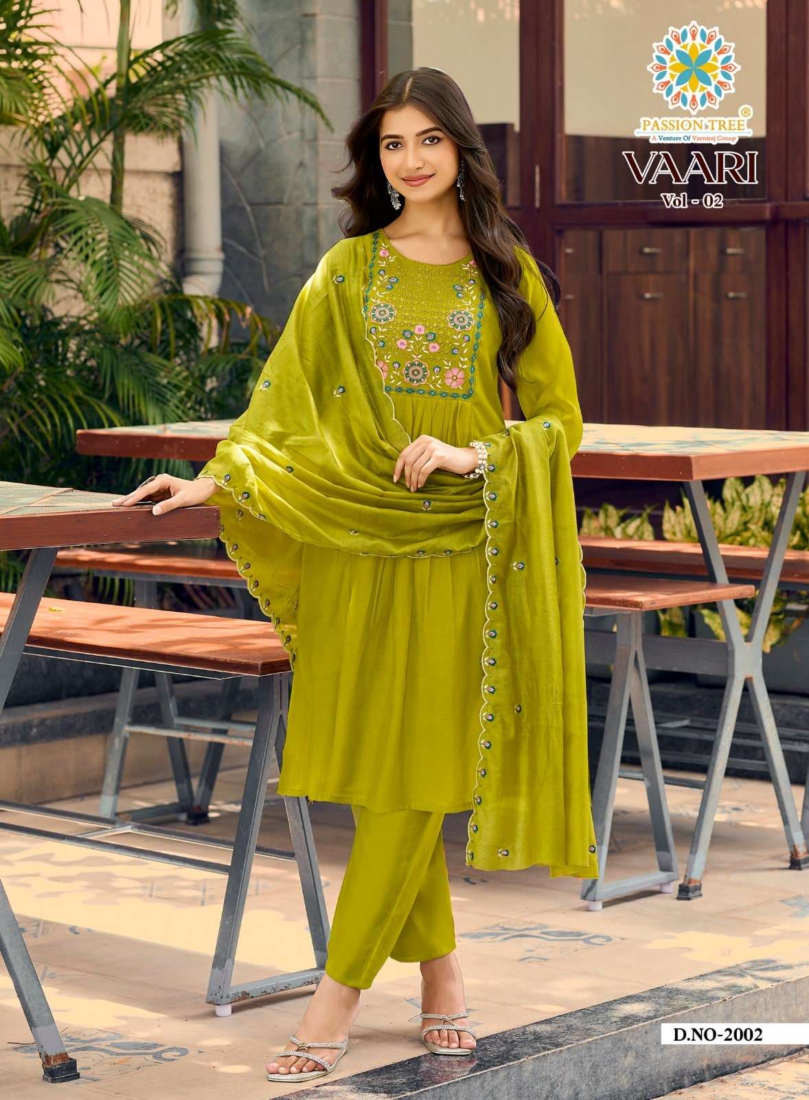 PASSION TREE Vaari Vol-2 Mal Chanderi Salwar Suit Set - Amrah Wholesale