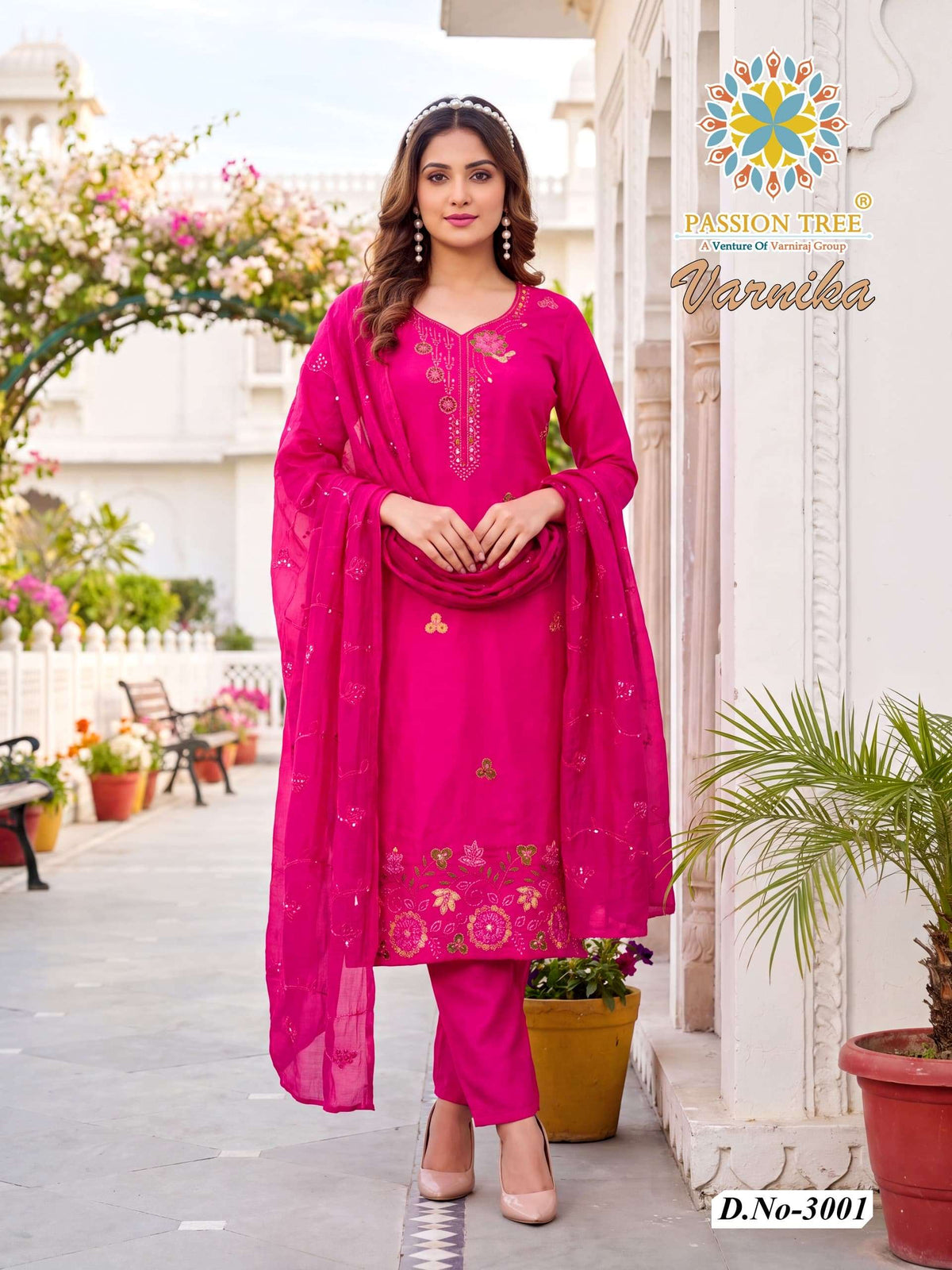 Passion Tree Varnika Vol-3 Roman Silk Stitched Salwar Suit
