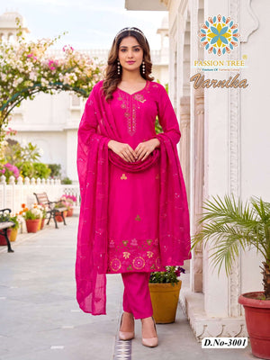 Passion Tree Varnika Vol-3 Roman Silk Stitched Salwar Suit
