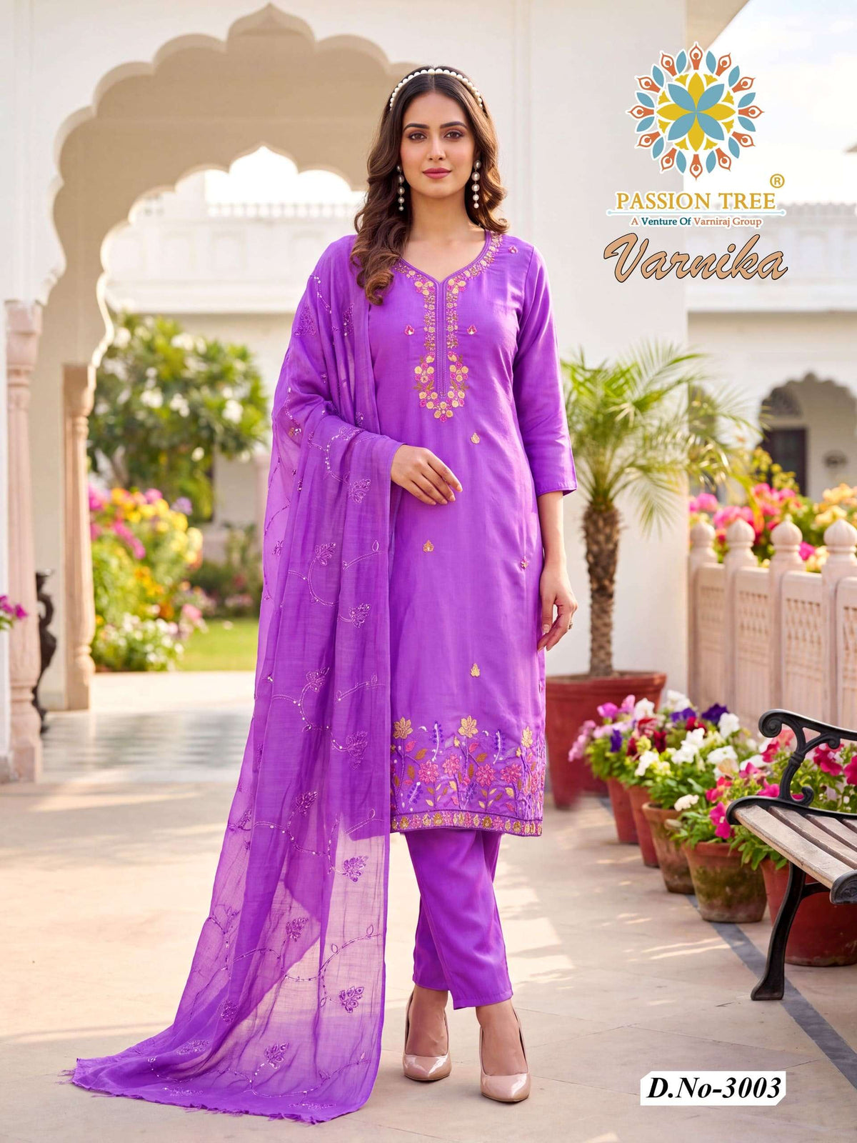 Passion Tree Varnika Vol-3 Roman Silk Stitched Salwar Suit