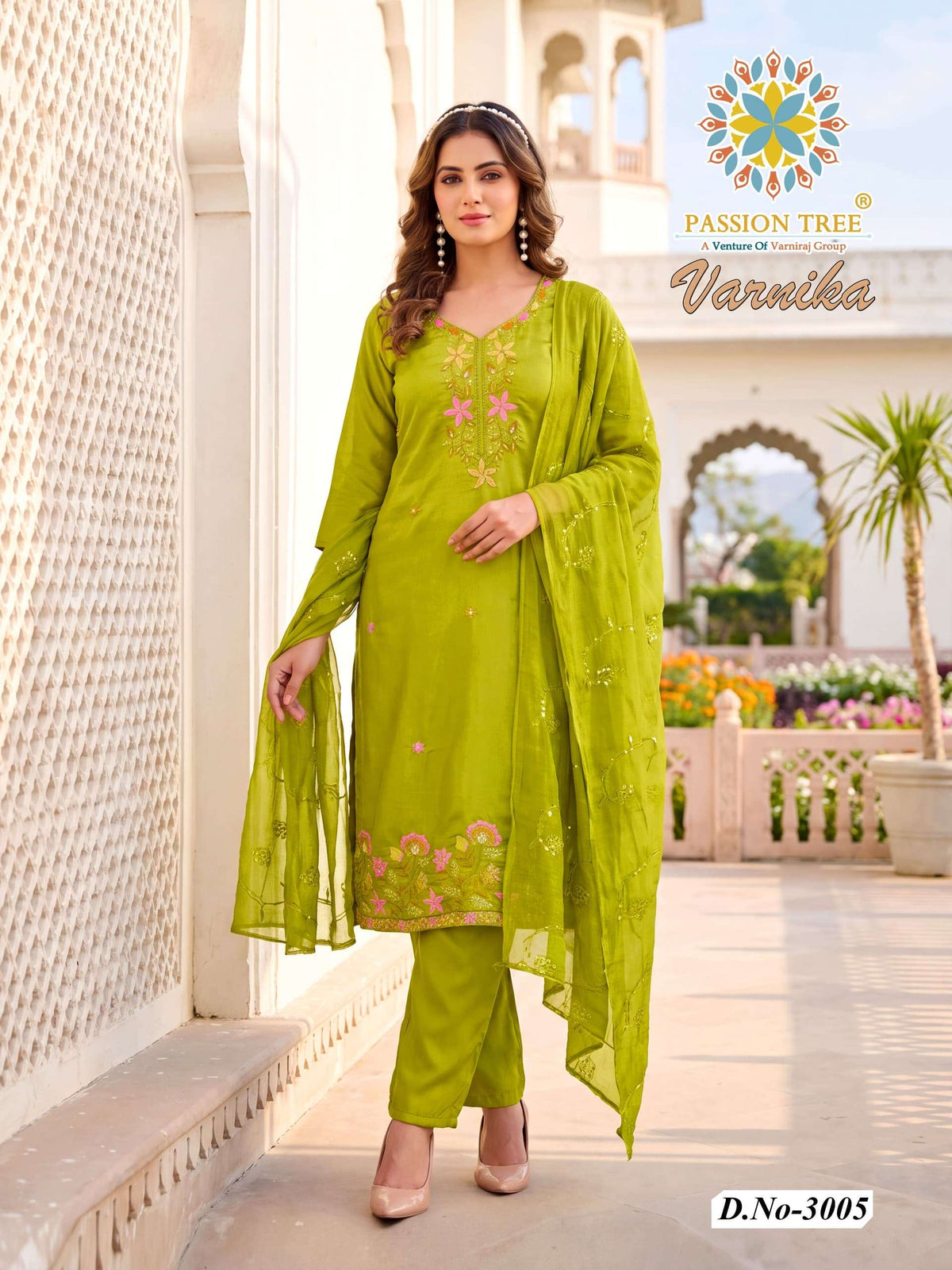 Passion Tree Varnika Vol-3 Roman Silk Stitched Salwar Suit
